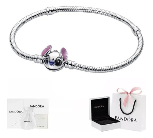 Pandora Moments Pulsera Stitch Plata 925 Joyeria Mujer