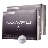 Pelotas De Golf Maxfli Tour X - Blanco Mate - Paquete De 24