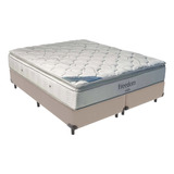 Cama Box Queen E Colchão Freedom Ortobom D33