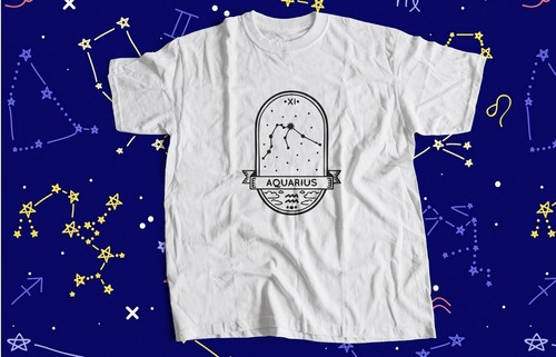 Remera Unisex Signos Del Zodiaco Constelaciones