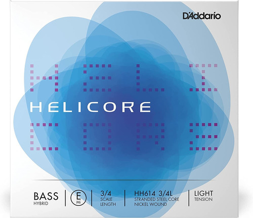 Helicore Hybrid Bass Single E String, Escala 34, Tensiã...