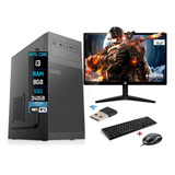 Computador Barato I3 - 8gb Ssd 240gb Windows 10 + Monitor 19