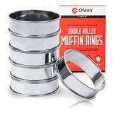 ¡juego De Anillos Para Muffins Ingleses Oleex! ¡6 Aros ...