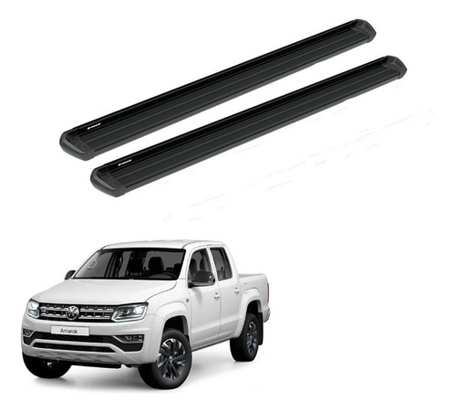 Estribo Amarok 2018 2019 2020 2021 Preto Cab Dupla Keko K1