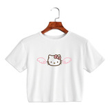 Crop Top Niña - Hello Kitty Alas - Sanrio Japon Kawaii