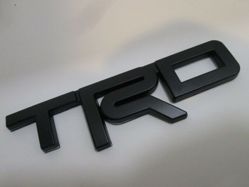 Emblema Trd Negro Para Toyota 4r Fj Tacoma Tundra  Metal Foto 2