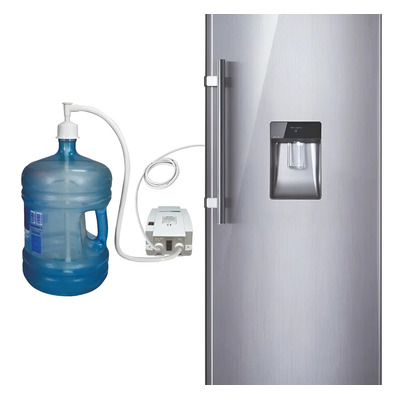 Bomba Para Refrigerador Dispensador Agua Garrafón Máquina Hielos Despachador Eléctrico Lavable 3.8L Por Minuto Para Refrigerador Cafetera Fregadero Presión 35ps | Envío gratis