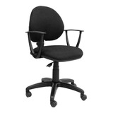 Silla De Escritorio De Outlet Arcadia Ergonómica  Negra Con Tapizado De Marathon