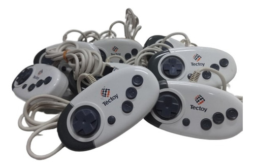 10 Controles Mega Drive Original Tectoy 3 Botões Ok