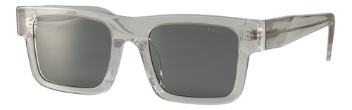 Prada Spr 19ws U43-09t Square Shape Crystal Grey