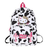 Mochila Escolar De Kitty  Impermeable De Nailon Moda, Regalo