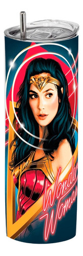 Termo Skinny Café 20 Oz - Mujer Maravilla Wonder Woman #08