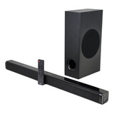  Soundbar Sb21 2.1ch Bluetooth Hdmi Arc Aux 40w Rms Bivolt Cor Preto