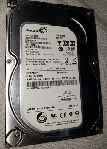 Hd Seagate St500dm002 Seagate 