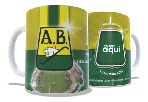 Pocillo Mug Personalizado Fútbol Colombiano Liga Betplay