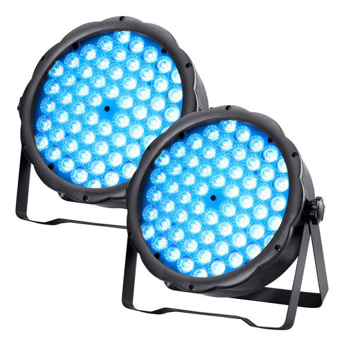 Betopper Luces Led Par De 54 X 1.5 W, Luces De Escenario Rgb