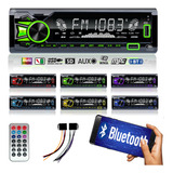 Radio De Som Automotivo Potente 65w Com Bluetooth E Usb