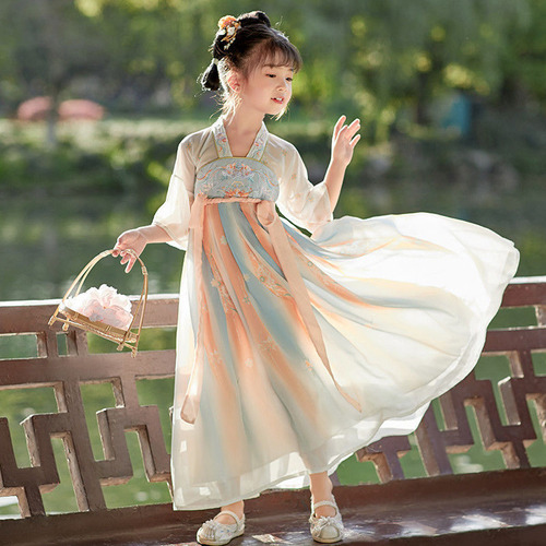 Hanfu Tang Suit Vestidos Superhadas Para Niñas