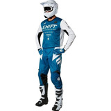 Conjunto Motocross Shift Whit3 Muse Azul Mx #21723-002 Top