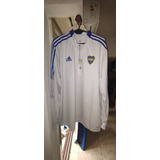 Buzo Boca Juniors Gris adidas Talle Xxl Usado 