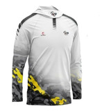 Remera Payo De Pesca Secado Rapido Proteccion Uv White Camo