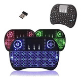 Mini Teclado Usb Inalambrico Touchpad Xbox Ps3 Smart Luz Led