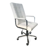 Sillon Oficina Ejecutivo Ergonómico Base Brazo Cromados 