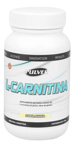 Carnitina Pulver Anana Quemador Grasa Cardio Crossfit X3