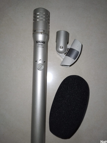 Micrófono De Condensador Shure Sm81-lc Para Instrumentos 