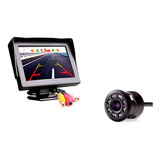 Pantalla 4.3 Monitor + Camara De Reversa De 8 Leds Universal