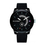 Reloj Tommy Hilfiger Con Correa De Cuero Negro 1791479