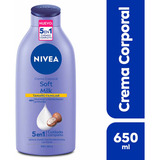 Crema Corporal Humectante Nivea Soft Milk Para Piel Seca