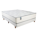 Sommier Americana Elite Espuma Himalaya 2 Plazas De 190cmx140cm  Blanco