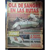 Revista Esto 1992 Maders Bomba Alfonsin Mike Tyson Olmos Vhs
