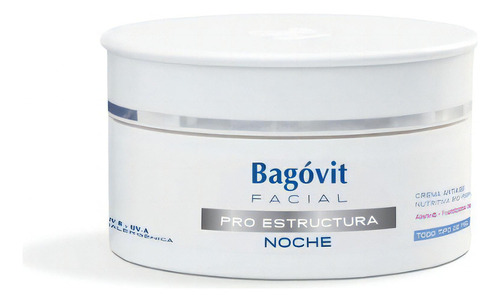 Crema Antiage Nutritiva Bio Reparadora De Noche Bagóvit Pro Estructura Para Todo Tipo De Piel De 60g