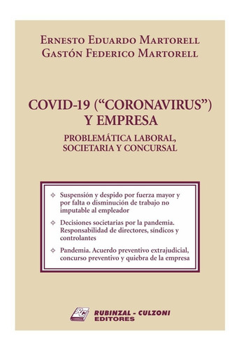 Covid 19 Coronavirus Y Empresa Martorell