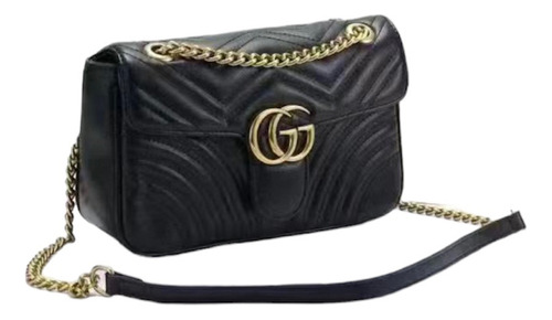 Bolsa Para Dama Gucci Marmont Color Negro