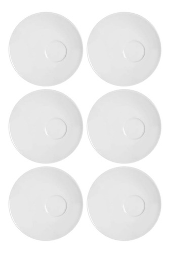 Plato Porcelana Para Té Desayuno Tsuji Linea 1900 Pack X6