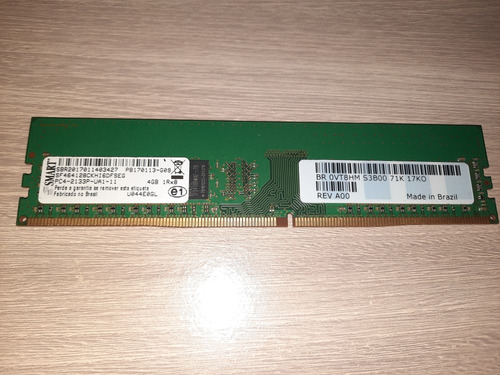 Memória Ddr4 Ram 4gb 2133mhz