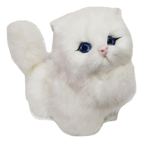 Nihay Gato Peluche Suave Realista Electrónico Con Sonido