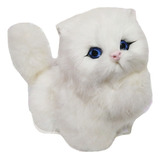 Nihay Gato Peluche Suave Realista Electrónico Con Sonido