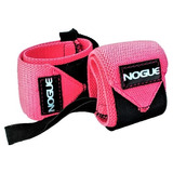 Munhequeira Nogue Rosa Neon Crossfit Lpo Pullup Powerlifting