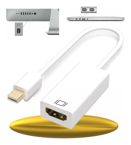 Adaptador Mac Air Cabo Vídeo Thunderbolt X Hdmi, Macbk Flex