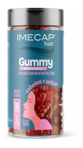 Imecap Hair Gummy Cabelos + Unhas C/ 30 Gomas