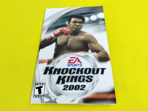 Manual Knockout Kings 2002 Ps2 *no Incluye El Juego*