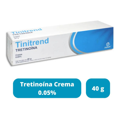 Tinitrend Crema Tretinoína 0.05% 40g Antiacné Antiarrugas | MercadoLibre