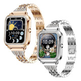Diamante Smartwatch Mujer Reloj Inteligente Bluetoothllamada