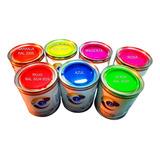 Pintura Fluo - Fluorescente - Neon - Bicapa 1/4 Litro
