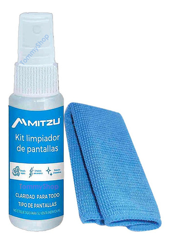 Limpiador D Pantallas Portatil Spray Paño Antiestatico Viaje