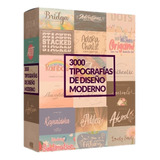 Mega Pack 3000 Fuentes Tipográficas De Diseño Moderno 